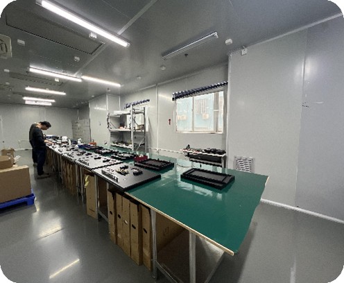 流水线工作台（图为其一）  高效更便捷